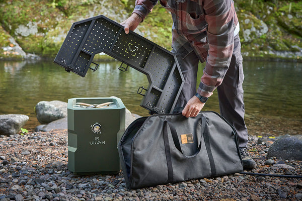 UKIAH Tailgater Folding Steel Tabletop Accessory - the Perfect Tailgater Accessory Gift for Dad